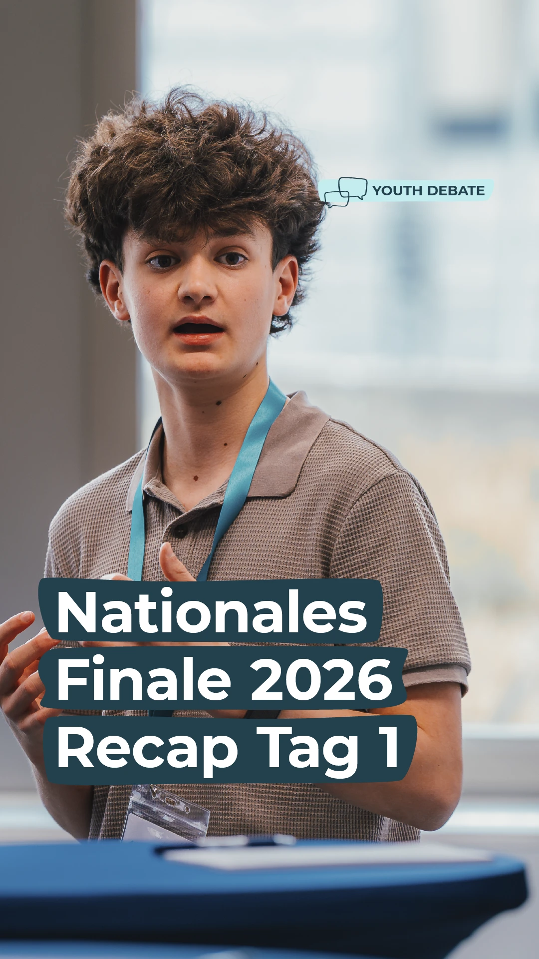 Thumbnail Recap Tag 1 Jugend debattiert Nationales Finale 2026